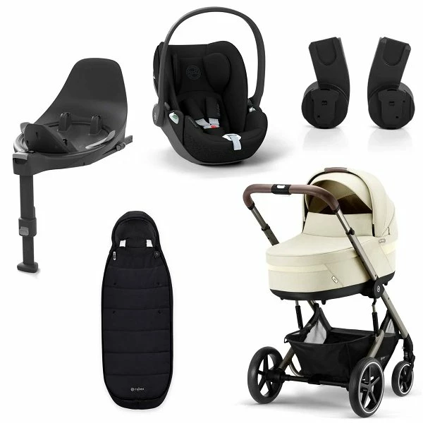 CYBEX Balios S LUX Kinderwagen + Cloud T I-Size Bundle Seashell Beige 1 CYBEX Balios S LUX Kinderwagen + Cloud T I-Size Bundle Seashell Beige