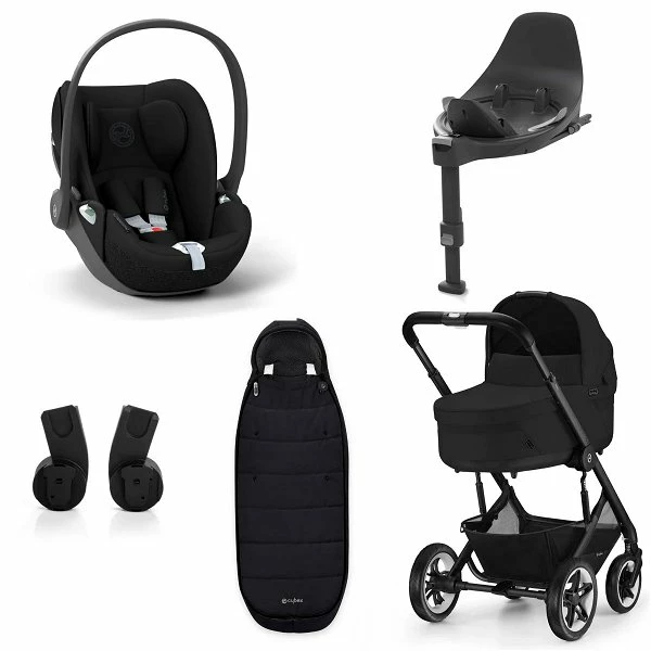CYBEX Talos S LUX Kinderwagen Bundle Moon Black Gestell In Black 1 CYBEX Talos S LUX Kinderwagen Bundle Moon Black Gestell In Black