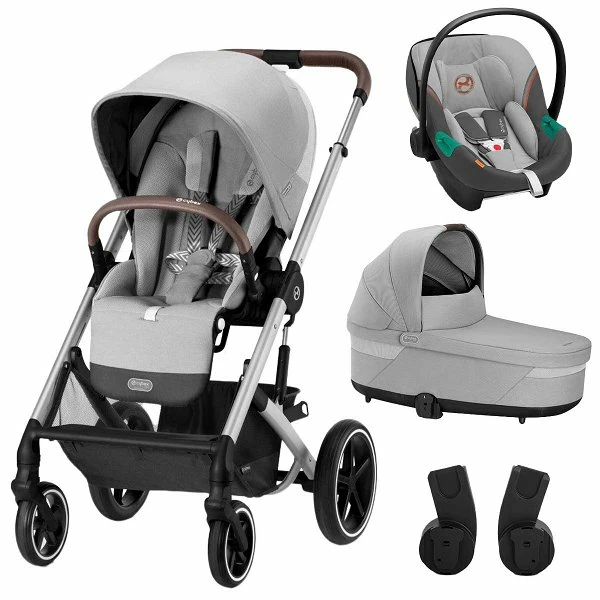 CYBEX Balios S LUX Kinderwagen & CYBEX Aton S2 I-Size Lava Grey Bundle 1 CYBEX Balios S LUX Kinderwagen & CYBEX Aton S2 I-Size Lava Grey Bundle