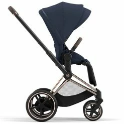 CYBEX E-PRIAM Sportwagen Dark Navy Conscious Collection Gestell Wählbar New Generation -Kinderwagen cybex e priam sportwagen dark navy 4