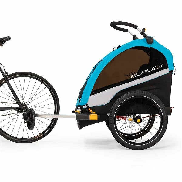 Burley D´Lite X Fahrradanhänger Aqua 2-Sitzer Mit Buggy-Funktion 4 Burley D´Lite X Fahrradanhänger Aqua 2-Sitzer Mit Buggy-Funktion – Bild 4