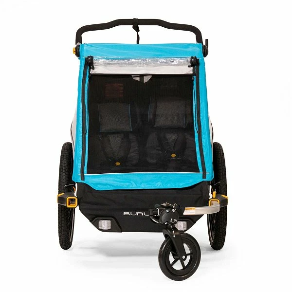 Burley D´Lite X Fahrradanhänger Aqua 2-Sitzer Mit Buggy-Funktion 2 Burley D´Lite X Fahrradanhänger Aqua 2-Sitzer Mit Buggy-Funktion – Bild 2