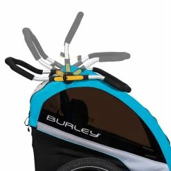 Burley D´Lite X Fahrradanhänger Aqua 2-Sitzer Mit Buggy-Funktion 13 Burley D´Lite X Fahrradanhänger Aqua 2-Sitzer Mit Buggy-Funktion -Kinderwagen dlite x handlebar webex