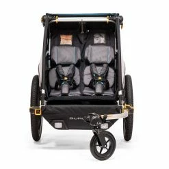 Burley D´Lite X Fahrradanhänger Aqua 2-Sitzer Mit Buggy-Funktion 12 Burley D´Lite X Fahrradanhänger Aqua 2-Sitzer Mit Buggy-Funktion -Kinderwagen dlite x interior webex