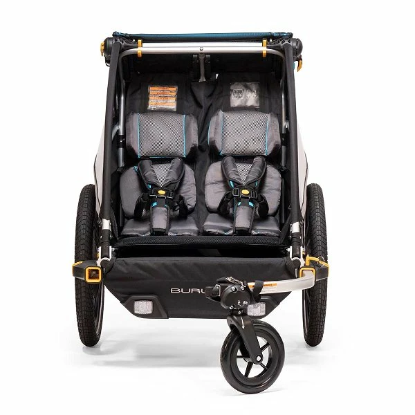 Burley D´Lite X Fahrradanhänger Aqua 2-Sitzer Mit Buggy-Funktion 6 Burley D´Lite X Fahrradanhänger Aqua 2-Sitzer Mit Buggy-Funktion – Bild 6