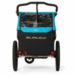 Burley D´Lite X Fahrradanhänger Aqua 2-Sitzer Mit Buggy-Funktion 9 Burley D´Lite X Fahrradanhänger Aqua 2-Sitzer Mit Buggy-Funktion -Kinderwagen dlite x rear webex
