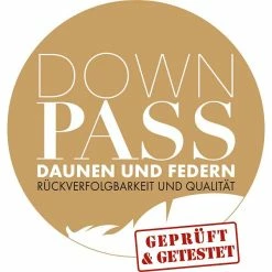 Träumeland Einziehdecke Daunenleicht 100x135 -Kinderwagen downpass logo 4