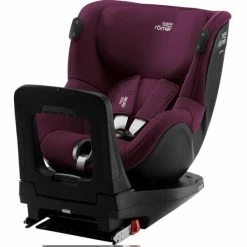 Britax Römer Dualfix ISense Set Burgundy Red 3 Monate-4 Jahre