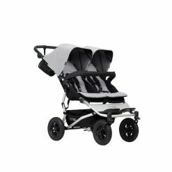 Mountain Buggy Duet V3.2 In Silver Geschwisterwagen