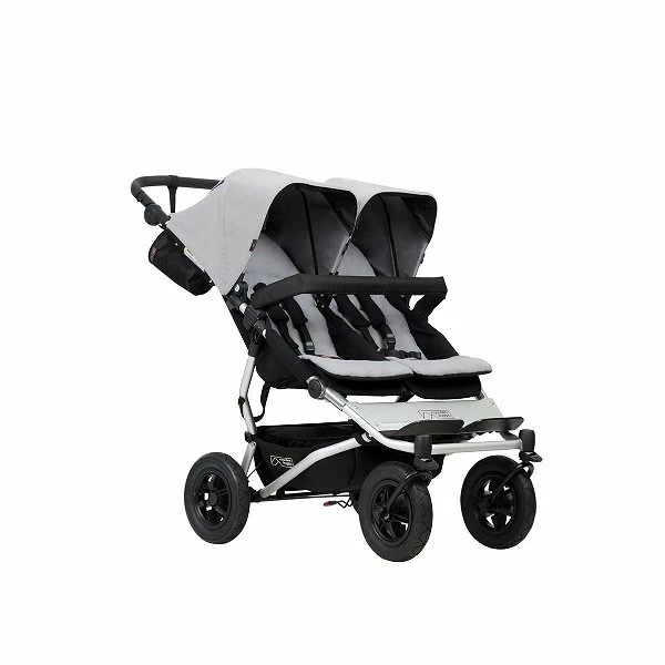 Mountain Buggy Duet V3.2 In Silver Geschwisterwagen 1 Mountain Buggy Duet V3.2 In Silver Geschwisterwagen