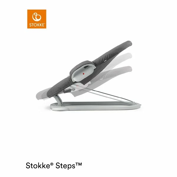 Stokke® Steps™ Bouncer White Deep Grey Babywippe Passend Zum Hochstuhl 2 Stokke® Steps™ Bouncer White Deep Grey Babywippe Passend Zum Hochstuhl – Bild 2