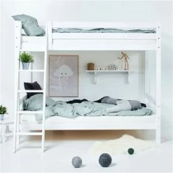 Hoppekids Hoch Etagenbett ECO Luxury 120x200 Cm Mit Schräger Leiter -Kinderwagen etb 120 schraeg foto