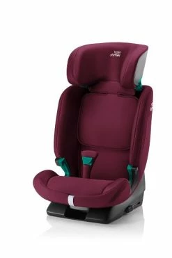 Britax Römer Evolvafix Burgundy Red Kindersitz Gruppe ECE R 129 / I-Size -Kinderwagen evolvafix burgundyred 02 boostermode headresttop 2023