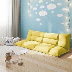 Nature Kid Faltsofa Gelb Mehrfach Verstellbar Mit Rutschfestem Unterboden