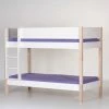 Manis-h Etagenbett FRIGG 90x200 Cm Pfosten Buche Höhe 159 Cm - 20 Farben Wählbar