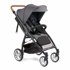Gesslein Smiloo Happy+ Buggy Steel Grey Gestell Schwarz Mit Cognac Griff