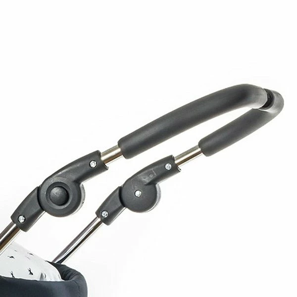 HESBA Condor Light Kinderwagen Außen 640 Innen 117 Black Edition - Räder Schwarz 30 Cm 5 HESBA Condor Light Kinderwagen Außen 640 Innen 117 Black Edition - Räder Schwarz 30 Cm – Bild 5