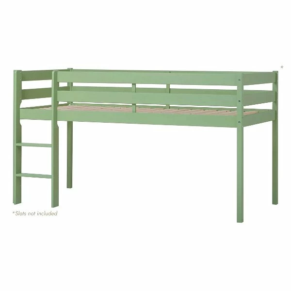 Hoppekids ECO Comfort Halbhohes Bett Pale Green 90x200 Cm - Ohne Lattenrost 2 Hoppekids ECO Comfort Halbhohes Bett Pale Green 90x200 Cm - Ohne Lattenrost – Bild 2