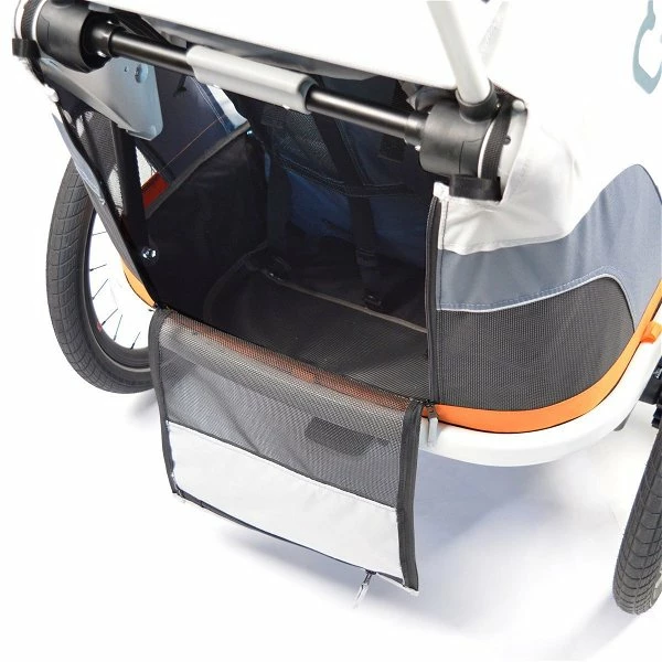 Hamax Outback One Fahrradanhänger Rot / Schwarz Inkl. Deichsel & Buggyrad 2 Hamax Outback One Fahrradanhänger Rot / Schwarz Inkl. Deichsel & Buggyrad – Bild 2