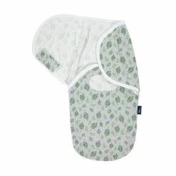 Alvi Wickeltuch Harmonie BIO-Baumwolle Drifting Leaves - Für Babys Von 0 Bis 12 Wochen