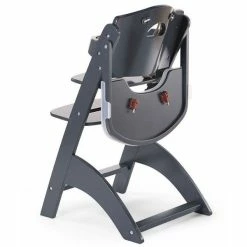 Childhome Lambda 3 Hochstuhl Anthrazit Mit Schutzbügel, Gurtsystem Und Tisch -Kinderwagen hcl3can 17356 1