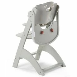 Childhome Lambda 3 Hochstuhl Stone Mit Schutzbügel, Gurtsystem Und Tisch -Kinderwagen hcl3csg 17382 1