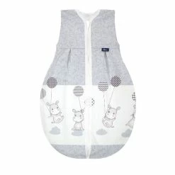 Alvi Kugelschlafsack Molton Hippo Größe 70-110 Cm Wählbar