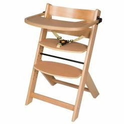 Schardt Domino Hochstuhl Buche Natur Massiv Inkl. Spielbrett Funktionaler Treppenhochstuhl -Kinderwagen hochstuhl domino natur mit spielbrett ilbaev7om33qnzym