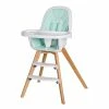Schardt Holly Hochstuhl Fuß Buche Massiv Inkl. Sitzkissen Mint