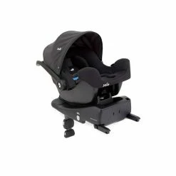 Joie I-Snug Coal I-Size Babyschale Gruppe 0+ -Kinderwagen i snug coal angle on base gr 1