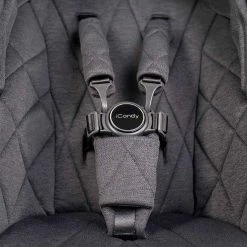 ICandy Orange Double Combo Royal Blue Marl Geschwisterkinderwagen | Inkl. Praktischem Zubehör -Kinderwagen icandy orange harness close up 6