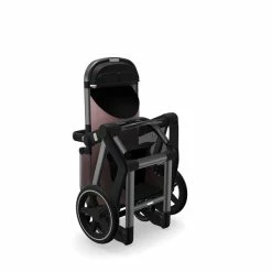 Joolz Kinderwagen Joolz Day+ Kinderwagen Premium Pink Sportwagensitz Und Babywanne -Kinderwagen joolz day chassis seat folded perspective premium pink