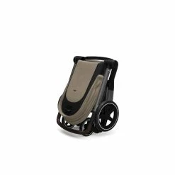 Joolz Kinderwagen Joolz Hub+ Timeless Taupe Kinderwagen Plus Sportwagensitz -Kinderwagen joolz hub folded seat perspective timeless taupe