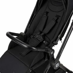 Moon Clicc Kombi-Kinderwagen Black Melange Zubehör Bundle -Kinderwagen k24 clicc 63980800 gurtsystem blackmelange 800 1