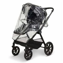 Moon Clicc Kombi-Kinderwagen Black Melange Zubehör Bundle -Kinderwagen k24 clicc 63980800 sportsitzregenverdeck blackmelange 800 8 frontleft 1