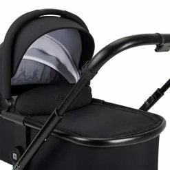 Moon Clicc Kombi-Kinderwagen Black Melange Zubehör Bundle -Kinderwagen k24 clicc 63980800 wannendetail blackmelange 800 1