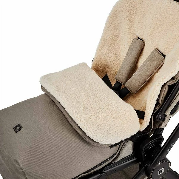 Moon Premium Fußsack Moss Green Mit Wärmendem Kunstfelleinsatz – Bild 3