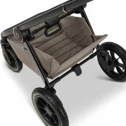 Moon Gio Plus Kombi-Kinderwagen Mud/black Chrome Zubehör Bundle -Kinderwagen k24 gioplus 64940610 korb mud 622 1