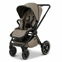 Moon Gio Plus Kombi-Kinderwagen Mud/black Chrome Zubehör Bundle -Kinderwagen k24 gioplus 64940610 sportsitz mud 622 8 frontleft 1
