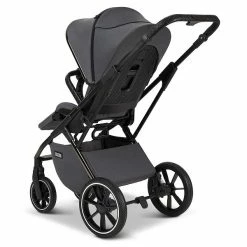 Moon Piú Kombi-Kinderwagen Anthrazit/black Chrome -Kinderwagen k24 piu 64960630 sportsitz anthrazit 644 6 backleft