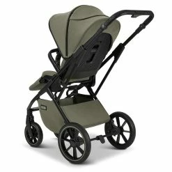 Moon Piú Kombi-Kinderwagen Moss Green/black Matt Zubehör Bundle -Kinderwagen k24 piu 64960630 sportsitz mossgreen 655 6 backleft 1
