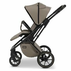 Moon Piú Kombi-Kinderwagen Mud/black Chrome Zubehör Bundle -Kinderwagen k24 piu 64960630 sportsitz mud 622 7 left 1