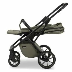 Moon Piú Kombi-Kinderwagen Moss Green/black Matt Zubehör Bundle -Kinderwagen k24 piu 64960630 sportsitzflach mossgreen 655 7 left 1
