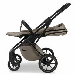 Moon Piú Kombi-Kinderwagen Mud/black Chrome Zubehör Bundle -Kinderwagen k24 piu 64960630 sportsitzflach mud 622 7 left 1