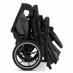 Moon Piú Kombi-Kinderwagen Anthrazit/black Chrome -Kinderwagen k24 piu 64960630 sportsitzfolded anthrazit 644 7 left