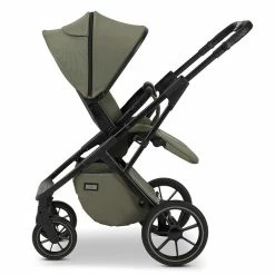 Moon Piú Kombi-Kinderwagen Moss Green/black Matt Zubehör Bundle -Kinderwagen k24 piu 64960630 sportsitzrevers mossgreen 655 7 left 1