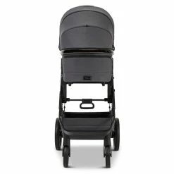 Moon Piú Kombi-Kinderwagen Anthrazit/black Chrome -Kinderwagen k24 piu 64960630 wanne anthrazit 644 1 front