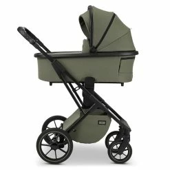 Moon Piú Kombi-Kinderwagen Moss Green/black Matt Zubehör Bundle -Kinderwagen k24 piu 64960630 wanne mossgreen 655 3 right 1