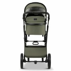 Moon Piú Kombi-Kinderwagen Moss Green/black Matt Zubehör Bundle -Kinderwagen k24 piu 64960630 wanne mossgreen 655 5 back 1