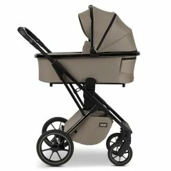 Moon Piú Kombi-Kinderwagen Mud/black Chrome Zubehör Bundle -Kinderwagen k24 piu 64960630 wanne mud 622 3 right 1